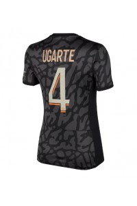 Paris Saint-Germain Manuel Ugarte #4 Jalkapallovaatteet Naisten Kolmaspaita 2023-24 Lyhythihainen